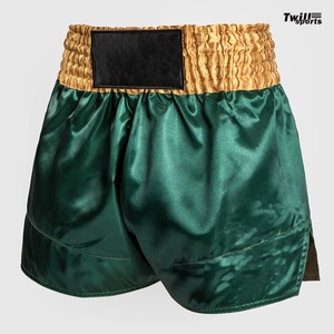 Venta al por mayor Muay Thai Boxing Shorts Kickboxing Fight Tiger Mau Thai Shorts Custom Transpirable Boxeo Trunks Hombre Mujer Mma Shorts - Product Image 1