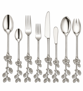 Ensemble de couverts modernes en acier inoxydable avec poignée noire, cuillère, fourchette, couteau, ensemble de vaisselle de luxe pour la table - Product Image 6
