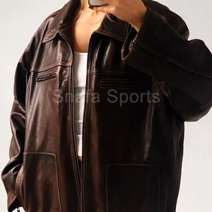 Factory Directly Provide Leather Jackets for Women 2026 Winter Lather Jacket Men For Online sale in Reasonable price - Product Image 4