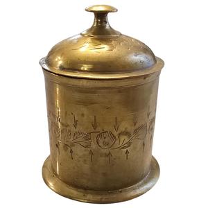 Premium Brass Metal Jar | Stainless Steel Airtight Pantry Container - Product Image 5