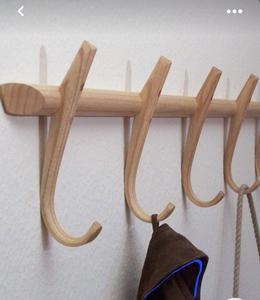 Scandinavian Wooden Wall Hook <b>Rack</b> - Product Image 1