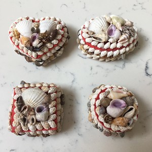 วาเลนไทน์รูปหัวใจขายส่งกล่องเครื่องประดับมินิชุดกล่องที่มีเปลือกหอย Clamshells ตกแต่ง - Product Image 2
