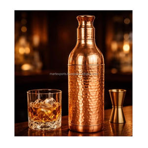 Botella de Agua Ecológica de Cobre Sólido Premium para Hidratación Diaria, Beneficios Tradicionales para el Bienestar, Uso Unisex en Casa y en el Trabajo - Product Image 6