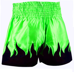 Shorts MMA imprimés par transfert thermique, extensibles, à motifs de flammes, vêtements de lutte, arts martiaux, BJJ Gi, vêtements de sport, joggers coupés en pack, vente en gros - Product Image 3