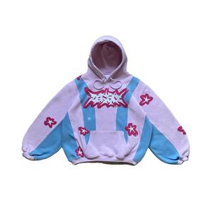 2023 Casual Comfortable Custom Size Fleece Multicolor Embossed Hoodie Women's Pullover Sweatshirt - Product Image 1