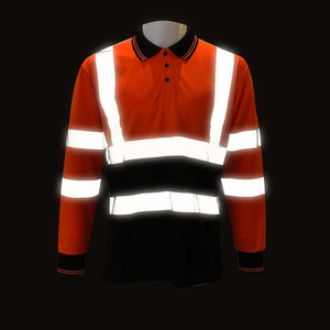 High Visibility Breathable Long Sleeve Cotton Mechanic Custom <b>Welding</b> Safety Worker <b>Shirt</b> Reflective Unisex - Product Image 1