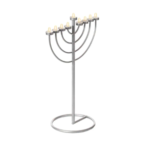 Three Leg <b>9</b> Pillar menorah Candle Holder Black Antique Finished Decorative Candle Pillar Holder - Product Image 6