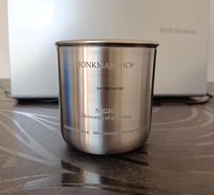 Venta al por Mayor de Frascos de Metal para Velas con Tapa y Logotipo Personalizado, Acabado Cepillado, Frascos de Metal de Lujo para Velas Aromáticas de Cera de Soya - Product Image 6