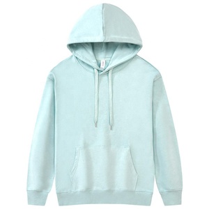 Sudaderas con capucha de algodón de alta calidad 320 Gsm para hombre, sudaderas informales holgadas Unisex, Tops con logotipo personalizado, Sudadera con capucha en blanco para hombre - Product Image 3