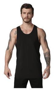 เสื้อกล้ามผู้ชาย OEM ขายดี คุณภาพสูง ผ้าฝ้ายถัก 100% แห้งเร็ว ระบายอากาศดี คอวี สวมใส่สบาย ฤดูร้อน ซักเครื่องได้ - Product Image 4