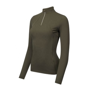 Camisetas de Polo Personalizadas de Manga Larga para Mujer, Ropa Ecuestre de la Mejor Calidad 2026, Ropa de Montar a Caballo - Product Image 1