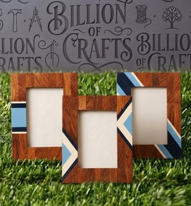 Wholesale <b>Wood</b> Resin <b>Picture</b> Holder – Handmade Wooden Display <b>Frame</b> for Home Office Decor - Product Image 1