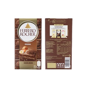 Barras de chocolate Ferrero Rocher premium, delicias de chocolate de lujo con avellanas cremosas y textura crujiente - Product Image 4