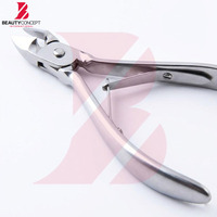 Coupe-ongles professionnels OEM personnalisés en acier inoxydable, pince à ongles ergonomique, résistante à la rouille, meilleure vente