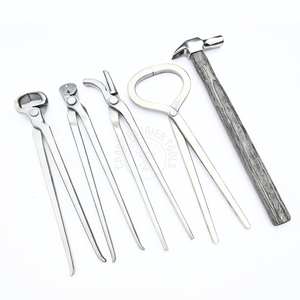 Farrier <b>Hoof</b> Care Tool Kit Stainless Steel <b>Hoof</b> Cutter Nipper Horseshoe Hammer Easy Nail Puller <b>Hoof</b> Tester and Nail Clincher - Product Image 5