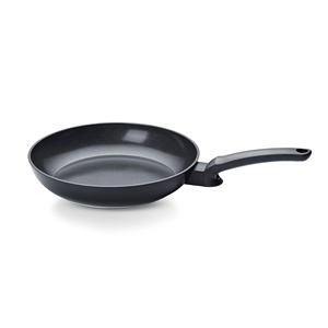 Round Nonstick Frying <b>Pan</b> With Plastic <b>Handle</b> Aluminum Base For Gas And Induction Cooker Hand Wash Only - Product Image 3