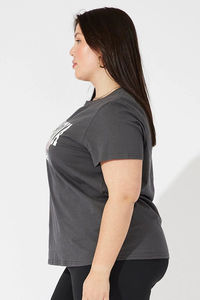 Camiseta Gráfica de Verano para Mujer, Tallas Grandes, Estilo Casual, 100% Algodón, Venta al Por Mayor - Product Image 3