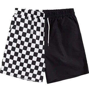 Shorts d'été décontractés pour hommes, taille élastique, coupe ample, cordon de serrage, légers, couleur kaki - Product Image 1