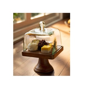 ขาตั้งเค้กไม้,ผู้ค้าส่งเครื่องมือเค้กรอยัลเค้กยืนที่มีฝาปิดบ้านและตกแต่งโลโก้ที่กำหนดเองกล่อง - Product Image 1