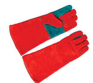 TIG MIG Welding Goatskin Fleece Lined Breathable/Comfortable Straight Thumb Anti-Smash Molten Metal Splash Test <b>Type</b> High <b>Gloves</b> - Product Image 5