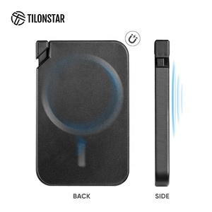 TILONSTAR TMPW100 Nuevo Porta Tarjetas de Crédito Magnético de Aluminio con Bloqueo RFID, Diseño Minimalista con Apertura Lateral <span class=keywords><strong>para</strong></span> Teléfono Móvil - Product Image 2