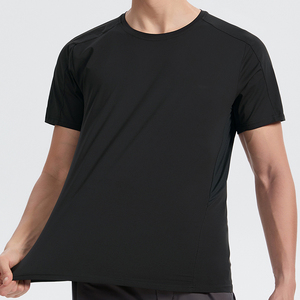 เสื้อยืดคอกลมผ้าสแปนเด็กซ์/คอตตอนสำหรับผู้ชาย เสื้อยืดลายกราฟิกแบบกำหนดเอง เสื้อยืดผสมผ้าสามชนิดสำหรับผู้ชาย - Product Image 3