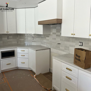 JY fábrica vietnamita gabinetes de cocina modernos RTA estilo europeo gabinetes modulares coctelera enmarcada sin marco laca bisagra de puerta - Product Image 5