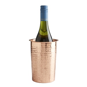 Seau refroidisseur de bouteilles de vin en acier inoxydable à double paroi avec poli - Product Image 1
