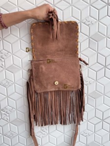 Nuevo Bolso de Diseño Occidental 2026 de Piel con Pelo y Flecos, Bolso de Mano, Bandolera, Bolso Bohemio con Flecos, Bolso de Mujer Multiusos - Product Image 4