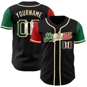 Maillot de baseball authentique OMMIZ INDUSTRY personnalisé gris noir à rayures rouges et blanches, le plus vendu en gros - Product Image 5
