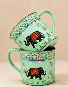 Taza Moscow Mule de Cobre con Recubrimiento en Polvo Rosa Pastel Premium, Regalo de Lujo con Diseño de Herencia India, Jarra de Cerveza de Metal Sólido Resistente - Product Image 3