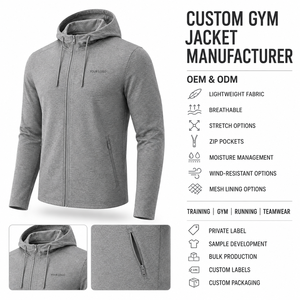 Chaqueta de entrenamiento para equipos, cuello alto, forro de malla, poliéster, media cremallera, ligera, de invierno, para hombre, de alto rendimiento, al por mayor - Product Image 2