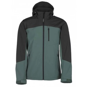 Outdoor <b>Hooded</b> Fleece Soft Shell Jacket Hot Selling Men's Winter <b>Coat</b> Custom Logo Waterproof Windbreaker Reflective Breathable - Product Image 2