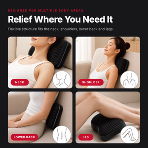 Almohadilla de Masaje Eléctrico Inalámbrica para Tejido Profundo, Masajeador Shiatsu Recargable para Cuello y Hombros, Relajante para Uso en Casa y Oficina - Product Image 4