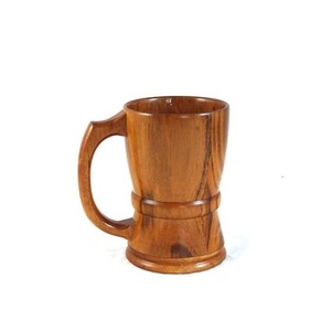 Wooden Coffee <b>Mug</b> Handmade Solid Wood Cup Natural Finish Rustic Style Eco Friendly Drinking <b>Mug</b> for Tea - Product Image 4