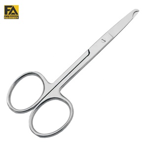 Stainless Steel <b>Nail</b> Scissors Round Hole Sharp Blade Straight Cut Durable Manicure Tool for Adults - Product Image 1