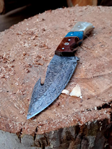 Wholesale Rose Wood Handle Outdoor Camping Self-Defense Survival Straight Knife Sharp Durable <b>Small</b> Wilderness Hunting Knives - Product Image 5