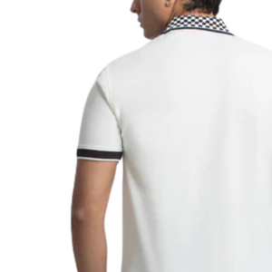 Chemise en jersey de coton blanc pour homme, manches courtes, coupe classique, respirante, décontractée, pour le golf, le bureau, l'été, au quotidien - Product Image 4