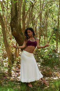 Falda Larga con Volantes para Mujer, Estilo Élfico, Bohemio, para Bodas, Festivales, Baile, Ropa de Verano, Regalo para Ella - Product Image 2