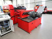 Machine de découpe, de redressement et de nivellement de tôles hydraulique automatique contrôlée par PLC, avec fonction de découpe sur mesure et de formage de rouleaux