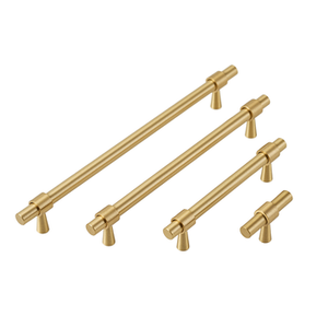 Tiradores Largos Modernos de Aleación de Zinc para Puertas de Madera, Armarios y Gabinetes, Negros, 64, 96, 128, 160, 192mm - Product Image 4