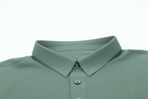 Camisa Oxford Verde para Hombre, Cierre de Botones, Color Sólido, Tejido Informal, Corte Regular - Product Image 6