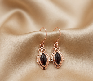 Natural Garnet <b>Dangle</b> <b>Earrings</b> 925 Sterling <b>Silver</b> Rose Gold Yellow Gold Plated Handmade Boho Marquise Gemstone <b>Earrings</b> for Her - Product Image 5