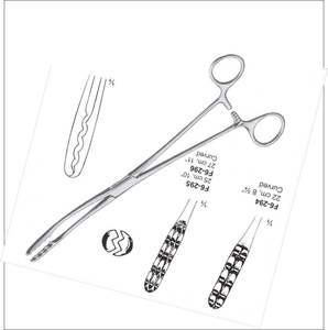 Pinzas Hemostáticas Quirúrgicas Halsted de Alta Calidad, Rectas/Curvas, Pinzas para Cirugía, Pinzas para Arterias - Product Image 5