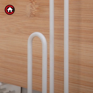 Support mural magnétique pour plateaux et sets de table, organisateur de planches à découper, étagère de rangement de cuisine pour surface métallique latérale de réfrigérateur - Product Image 6
