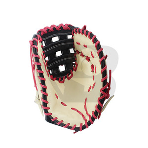 Professional Custom <b>Outdoor</b> Baseball Catcher Gloves Left-handed Waterproof Wholesale Hot Pink Yellow Made Leather Material - Product Image 3