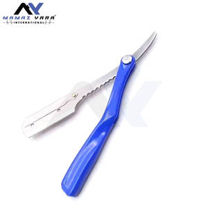 มีดโกนหนวดแบบมืออาชีพ ใบมีดตรง พับได้ ด้ามจับถนัดมือ สำหรับโกนหนวดเครา ตกแต่งหนวด คุณภาพระดับร้านเสริมสวย - Product Image 6