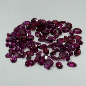 Excellent Finish Natural Rhodolite <b>Garnet</b> Oval Cut 6x4mm Calibrated Pink <b>Garnet</b> Gemstones Madagascar Wholesale Quality Gem - Product Image 5