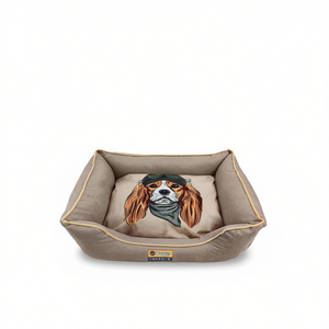 Cuccia per Animali Yommy con Stampa Cane, Rettangolare S M L, Impermeabile e Antiscivolo per Interni - Product Image 2