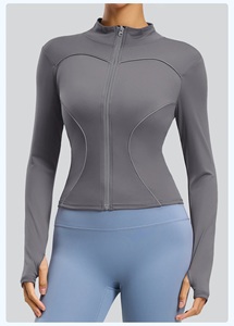 <b>Reflective</b> Line Design Windproof <b>Running</b> Spand <b>Jacket</b> for Women Lightweight Stand-Collar Zip-Up Outdoor Fitness <b>Running</b> <b>Jacket</b> - Product Image 5
